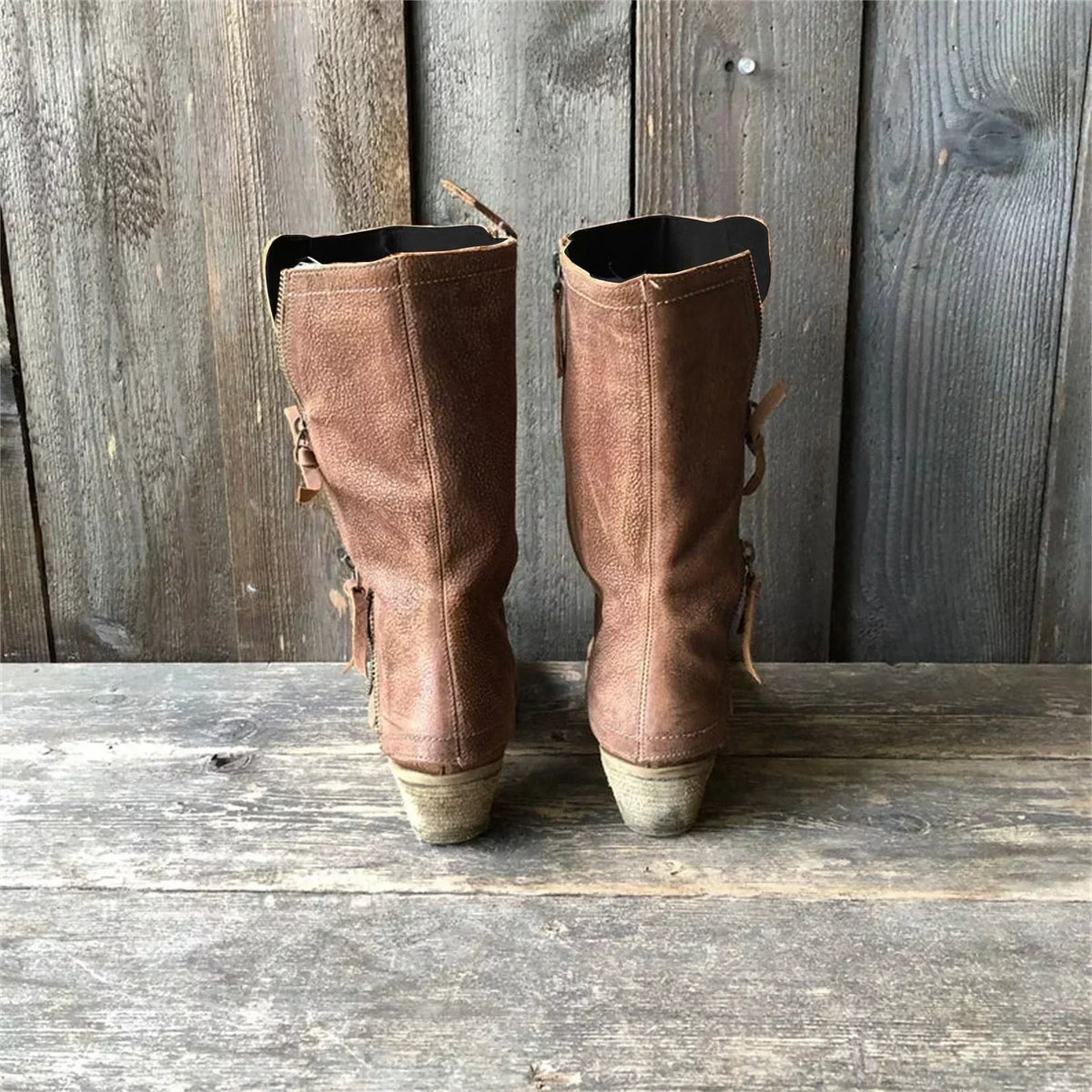 LILY | KLASSISCHE WASSERDICHTE LEDERSTIEFEL