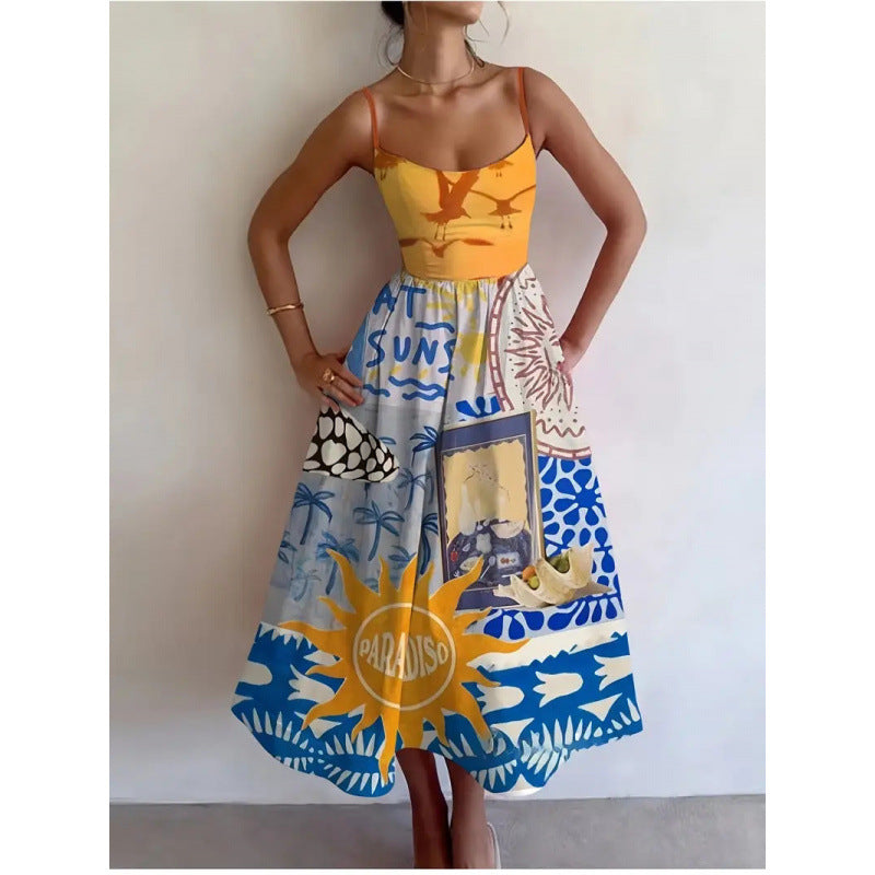 CALYNDRA | PARADISE SUN MIDI-KLEID