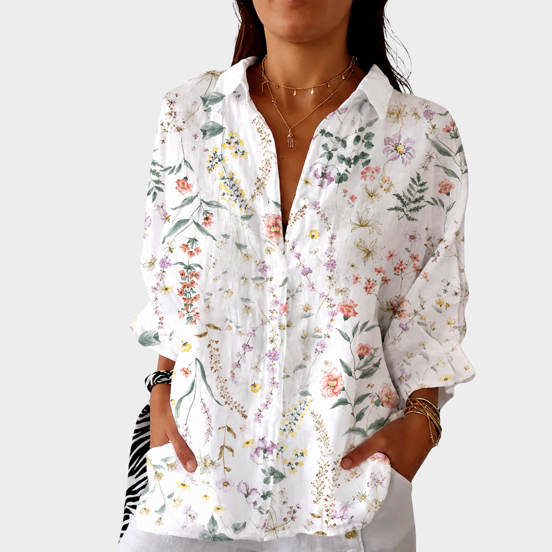 HADLEY | LEICHTE UND FARBENFROHE BLUSE MIT PRINT