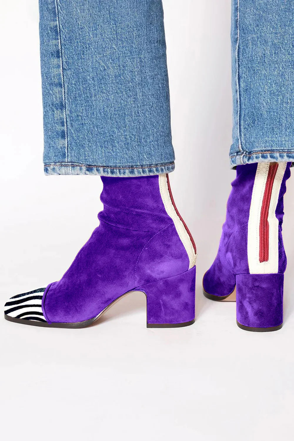 MELISSA | ANKLE-BOOTS MIT ZEBRAMUSTER