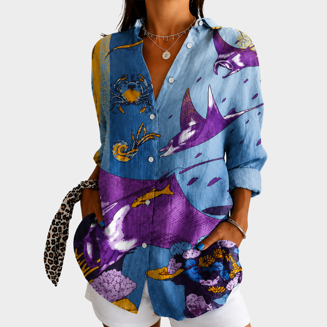 EMILY | OCEAN DREAMS KÜNSTLERBLUSE