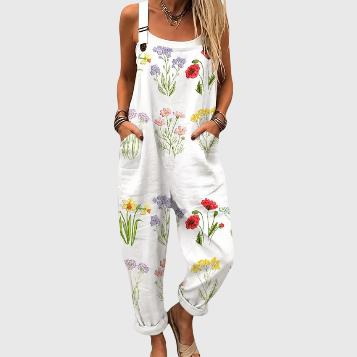 BEQUEMER OVERALL MIT DRUCK