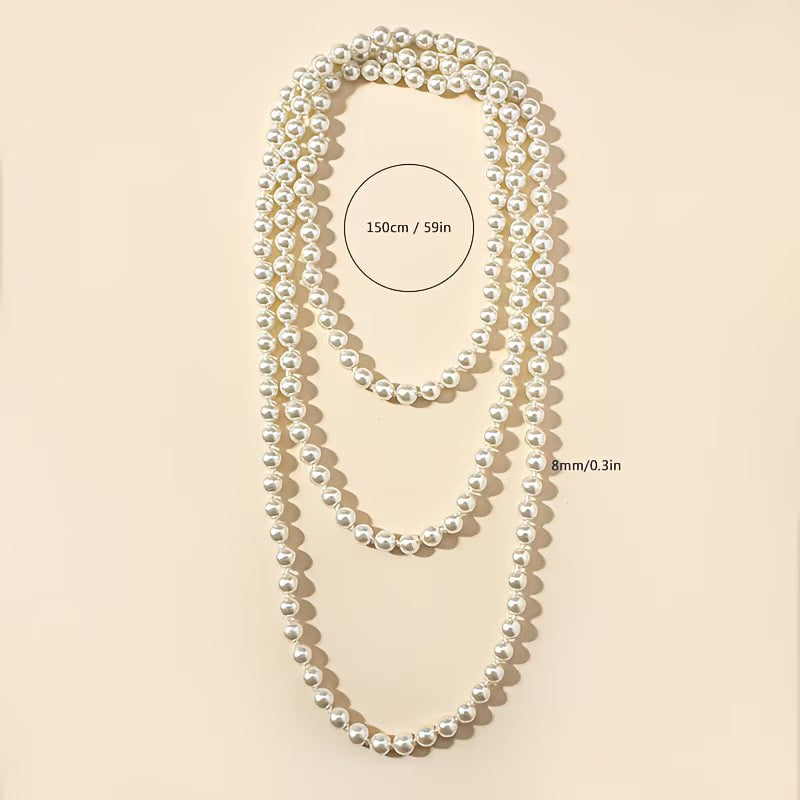 CELESTINE | ZEITLOSE DOPPEL-PERLENKETTE