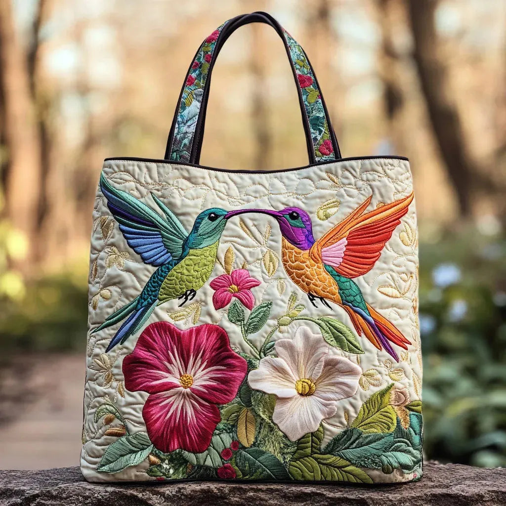 HARRIET | GEPOLSTERTER RUCKSACK MIT KOLIBRI-MOTIV