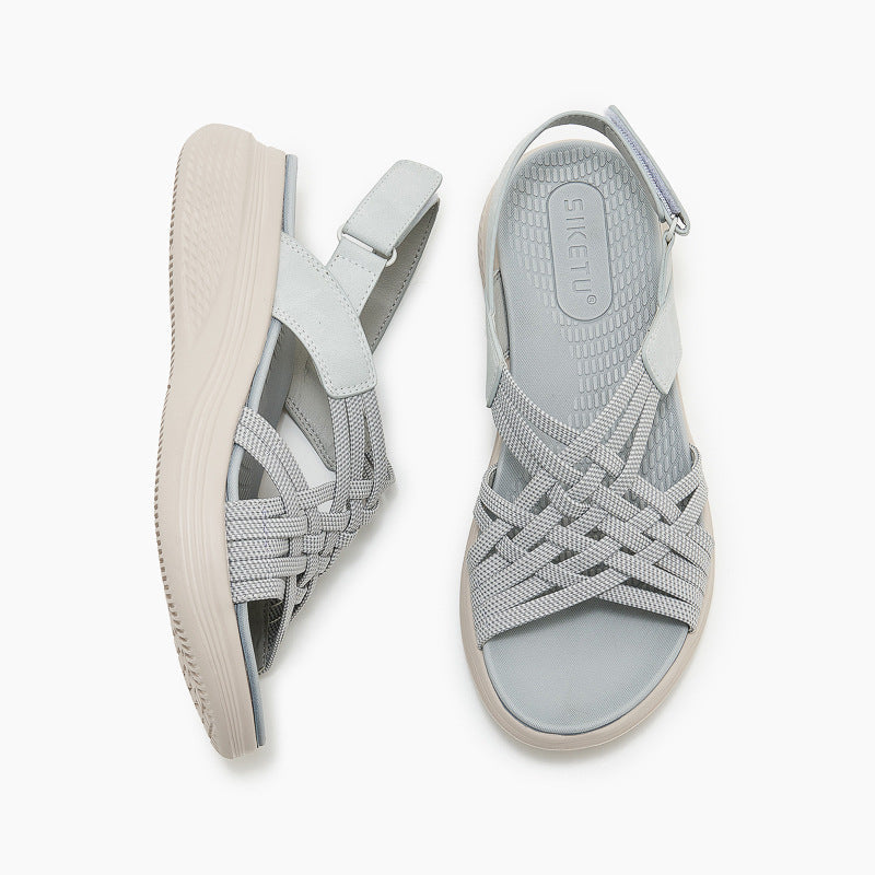 GRACE | GEFLOCHTENE ORTHOPÄDISCHE SANDALEN MIT POLSTERUNG