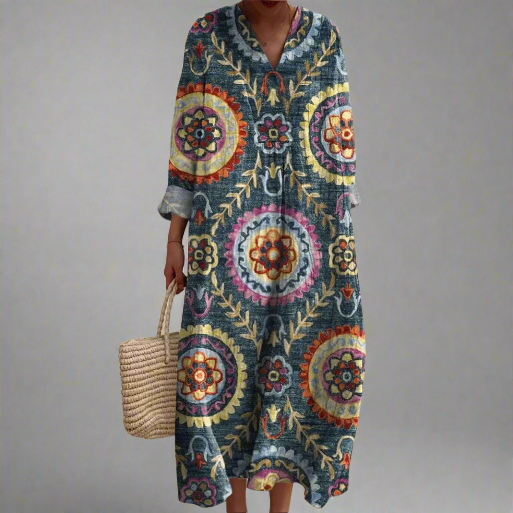 MATILDA | ELEGANTES GEOMETRISCHES KLEID