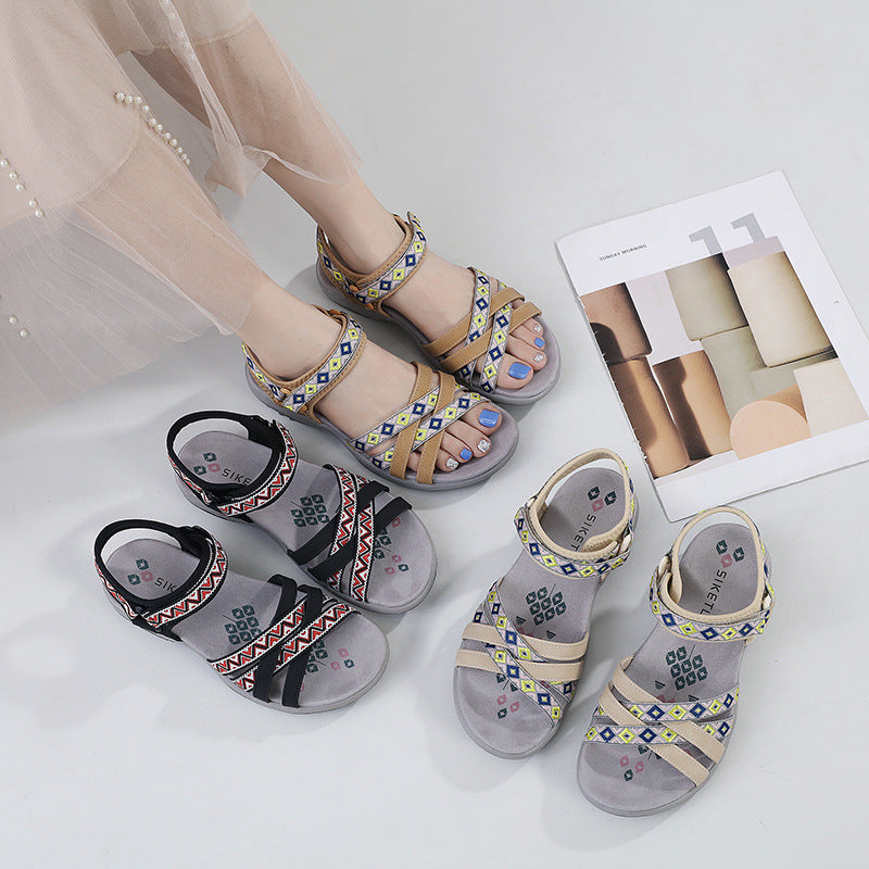 MADISON | FARBENFROHE ORTHOPÄDISCHE BOHO-SANDALEN