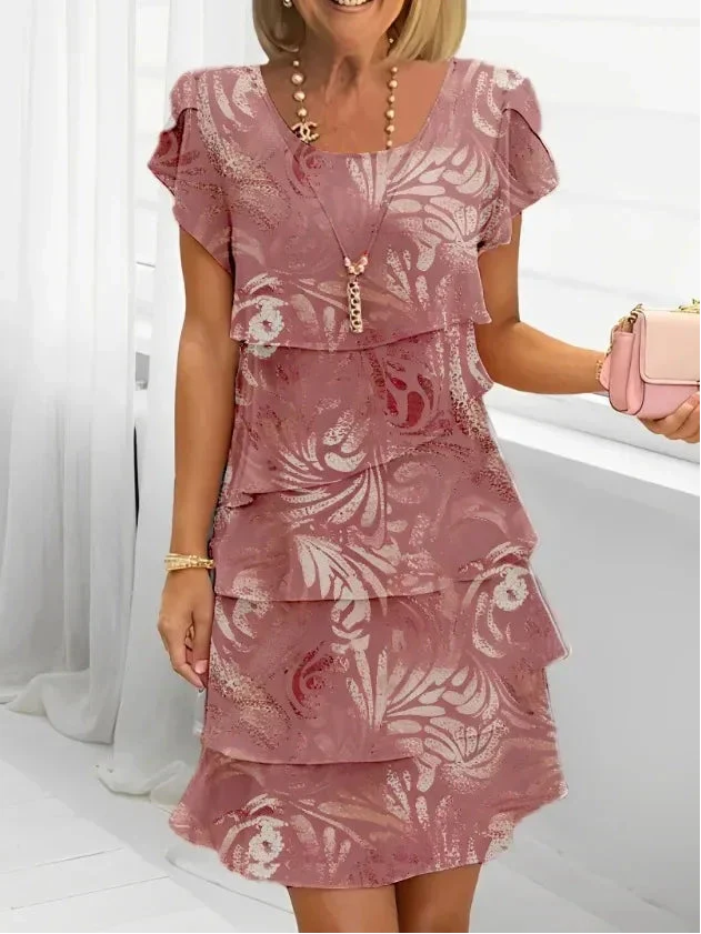 DEBORAH | ELEGANTES KOMFORT-RÜSCHENKLEID