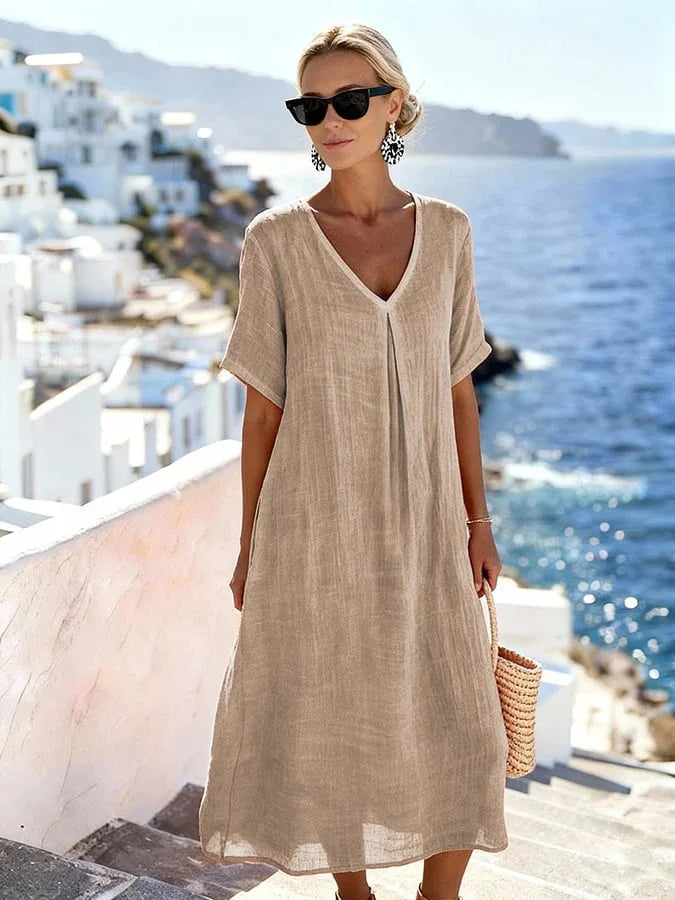 WRENLEY | LOCKER FLIESSENDES MAXIKLEID