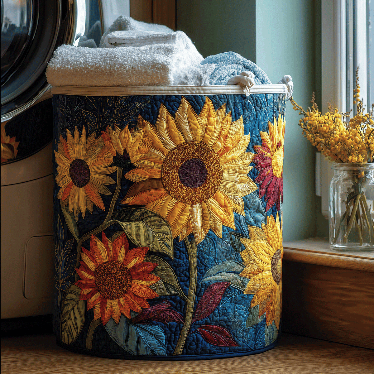 SUNNY | SUNSHINE FLORAL WÄSCHEKORB
