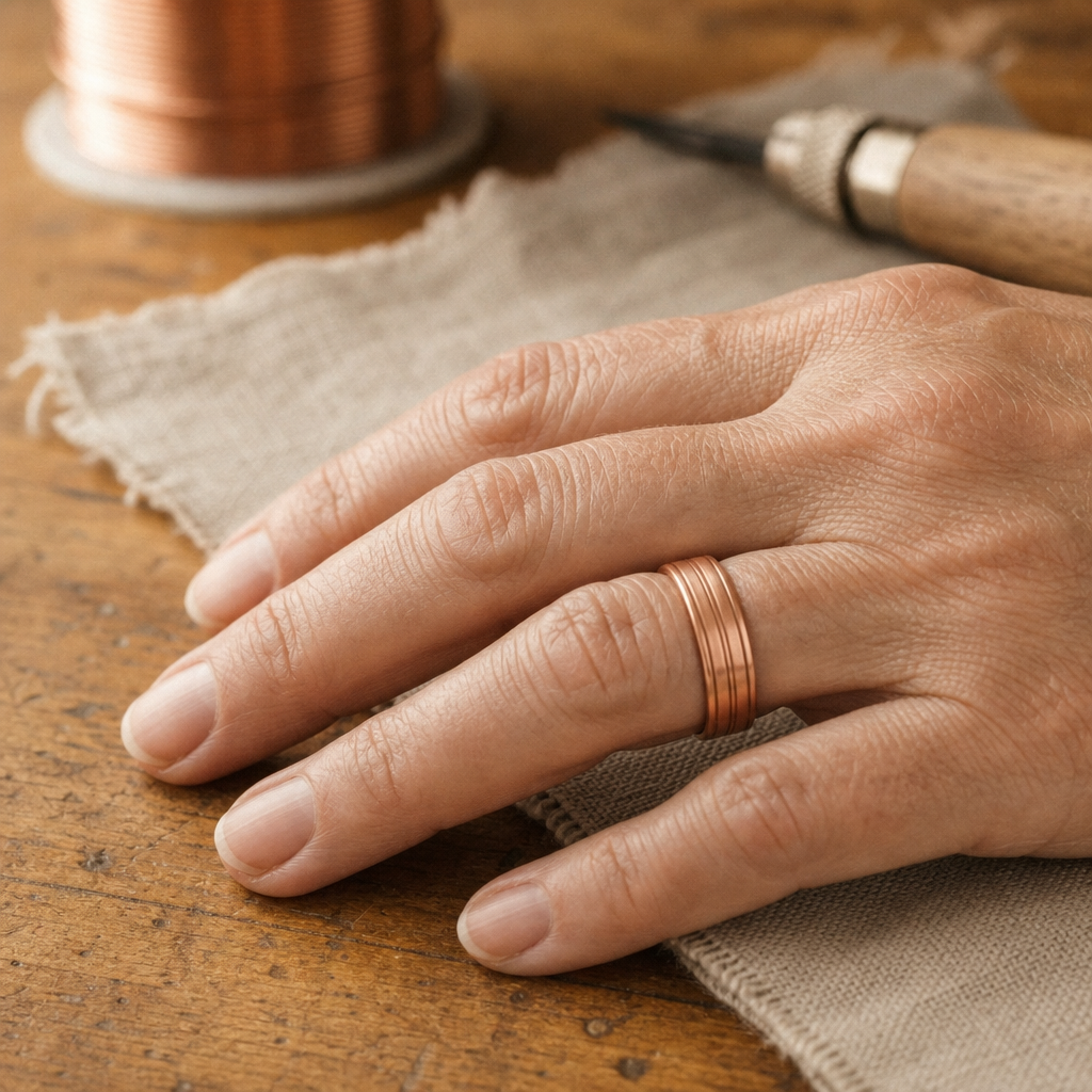 LOTTIE | BAND-RING AUS KUPFER