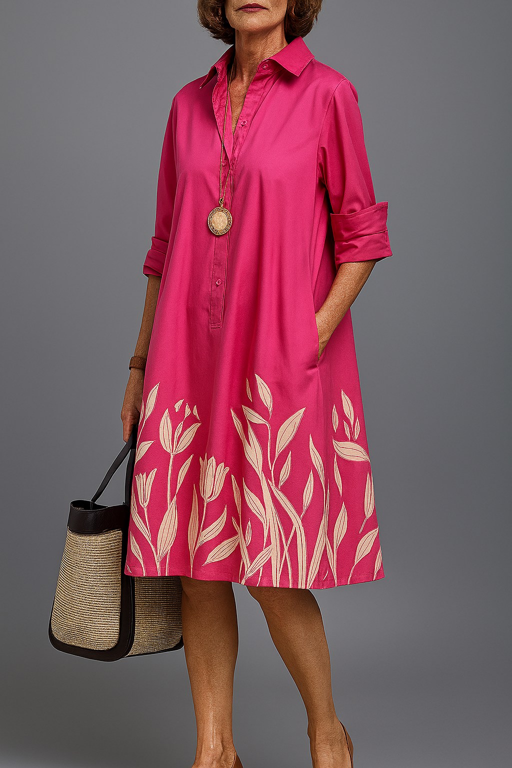 GRACE | UNBESCHWERTES UND STILVOLLES MIDI-KLEID