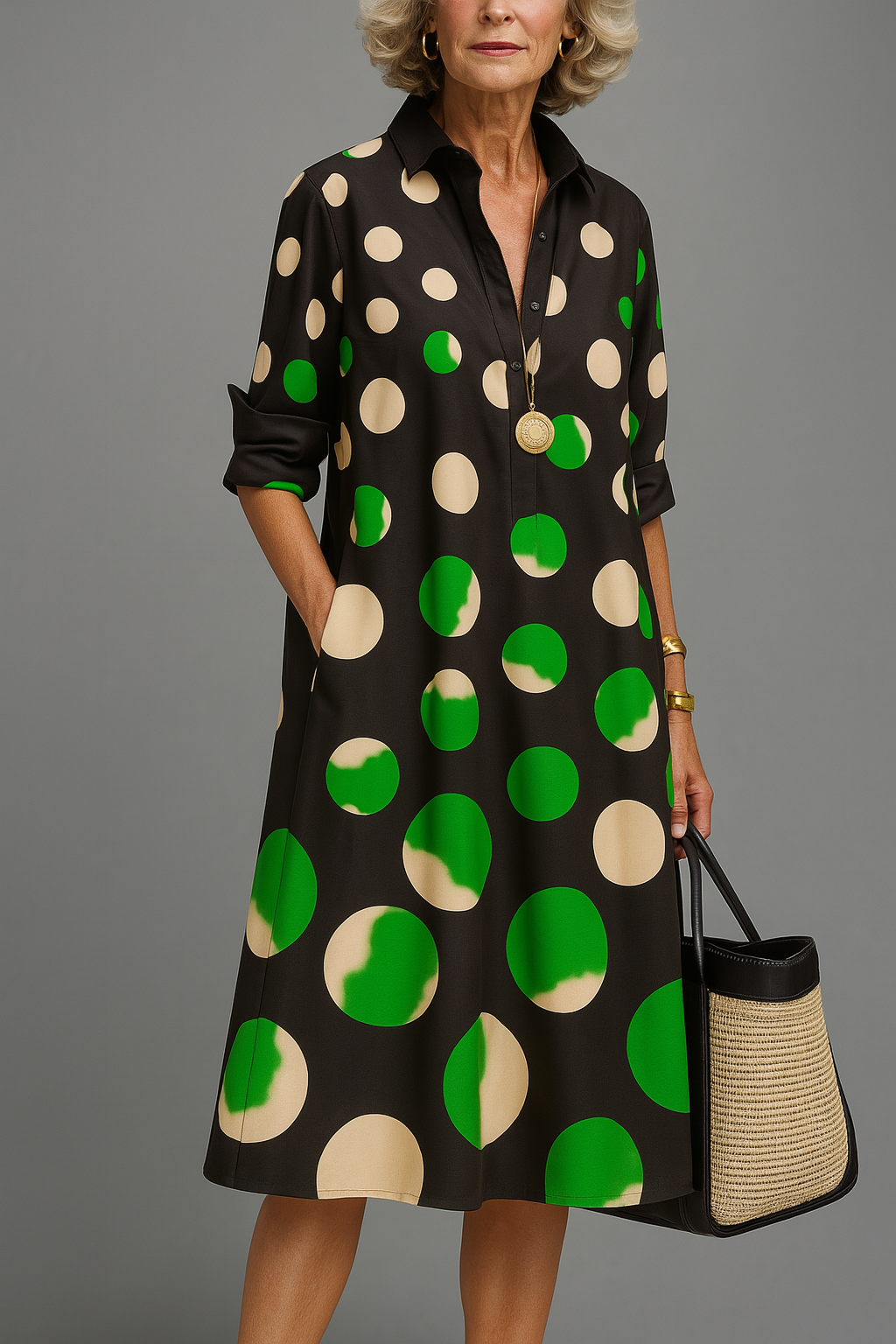 NAOMI | UNBESCHWERTES UND STYLISCHES MIDI-KLEID