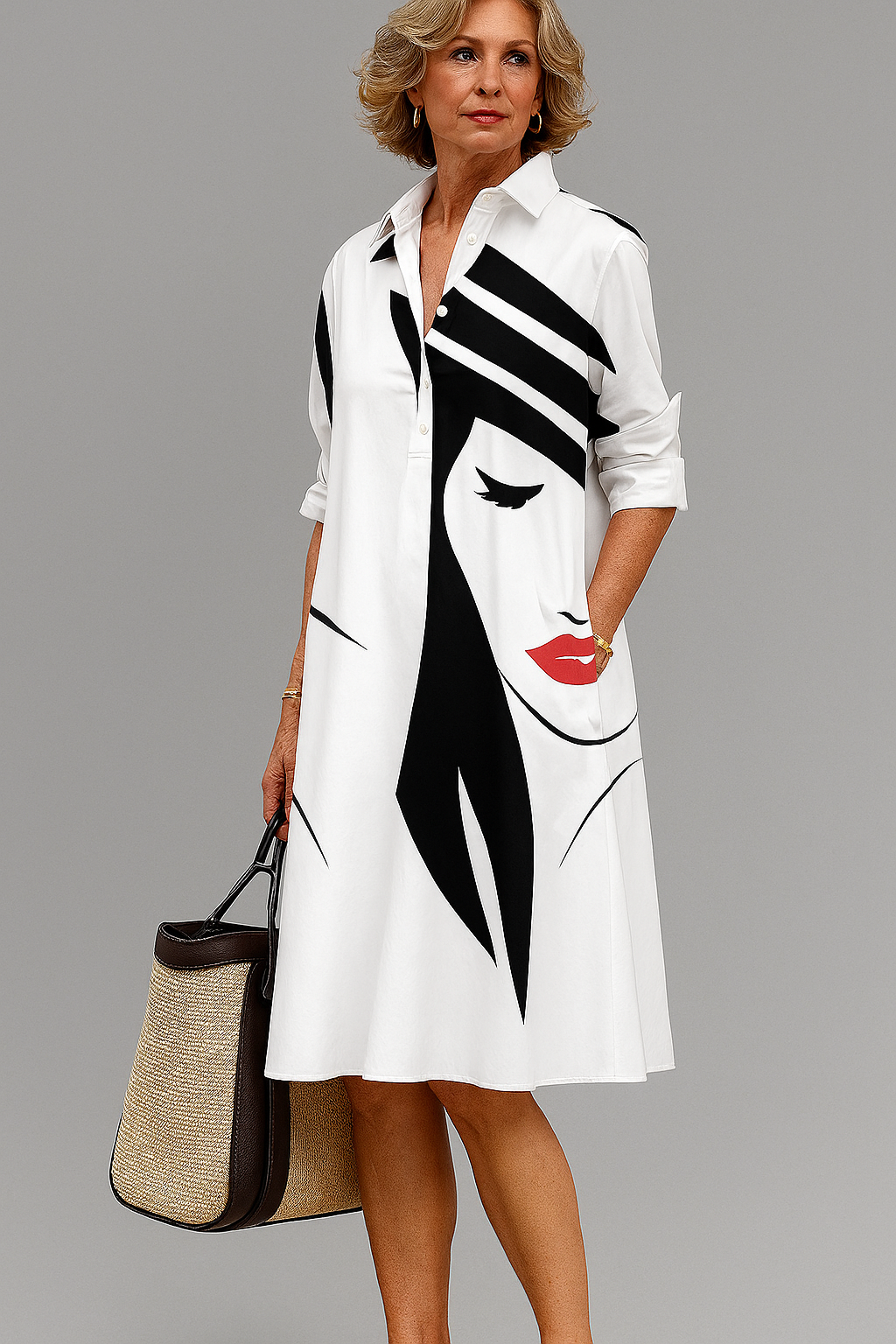 BELLA | STYLISCHES UND UNBESCHWERTES MIDI-KLEID