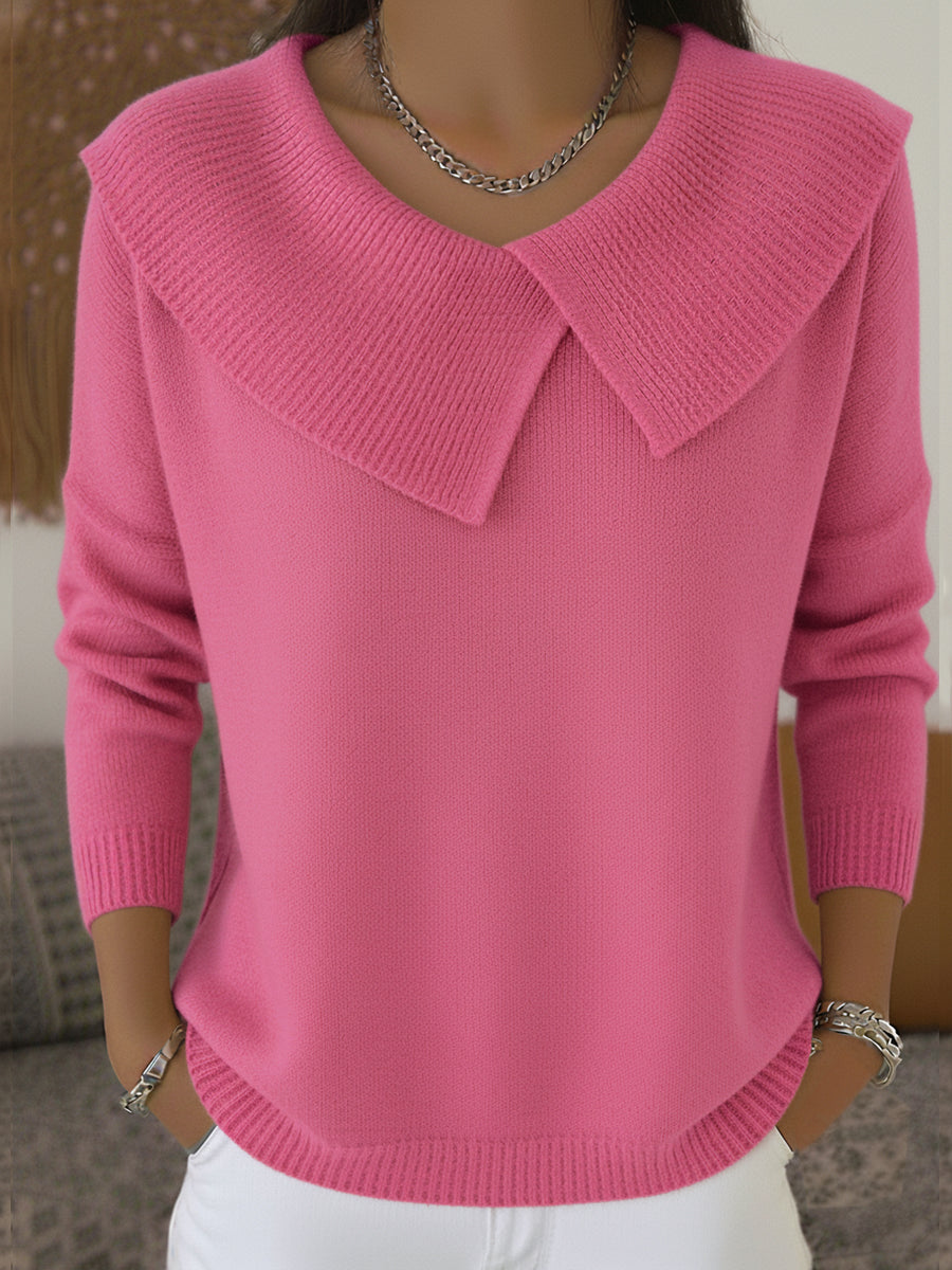 SUNNORA | WARMER PULLOVER MIT WEICHEM KRAGEN