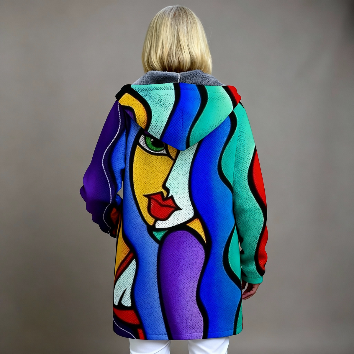 ALLIRA | LUXURIÖSE STRICKJACKE MIT KÜNSTLERISCHER INSPIRATION