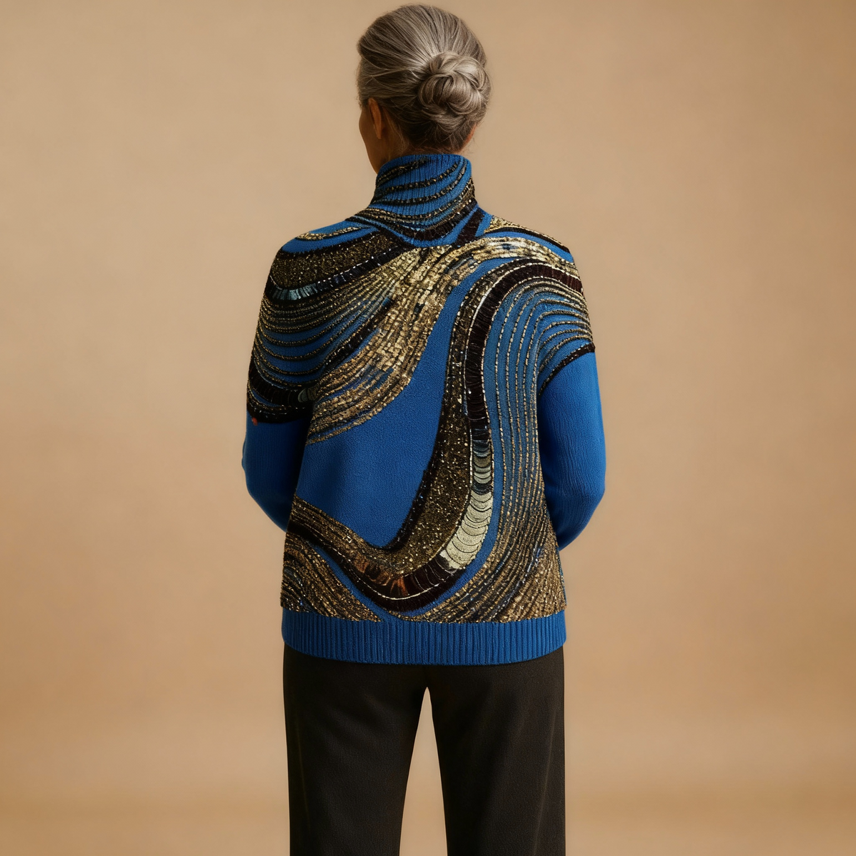 IVY | WEIHNACHTS-STRICKROLLKRAGENPULLOVER