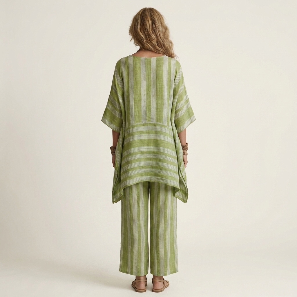 SASHA | ZWEITEILIGES SET MIT STREIFENMUSTER