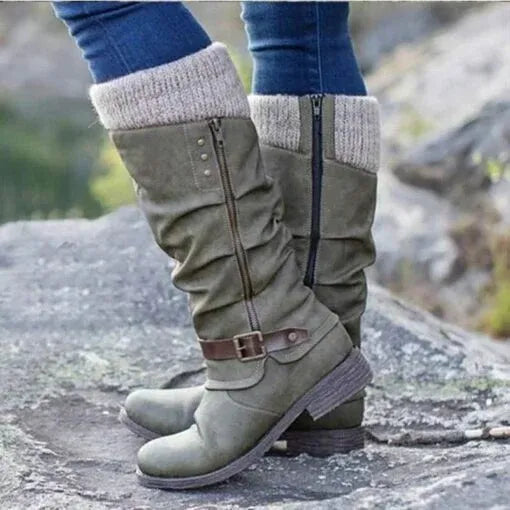 BARBARA | KLASSISCHE STIEFELETTEN MIT SEITLICHEM REISSVERSCHLUSS