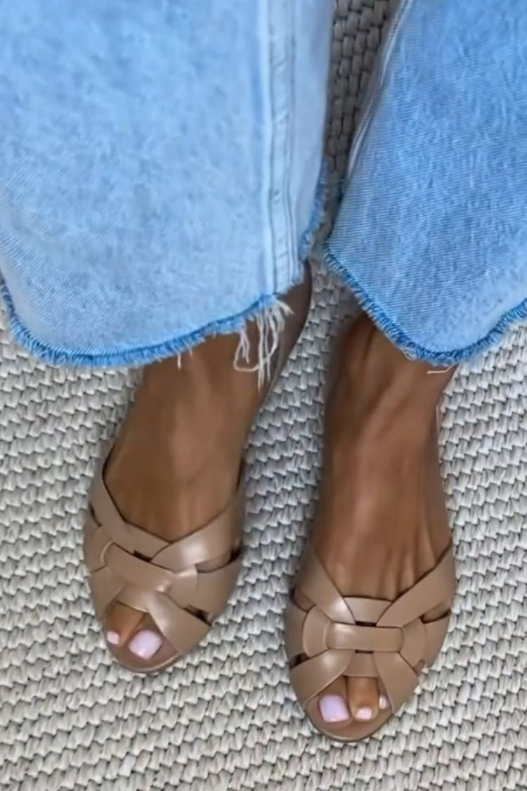SERAFINA | GEFLOCHTENE SANDALEN