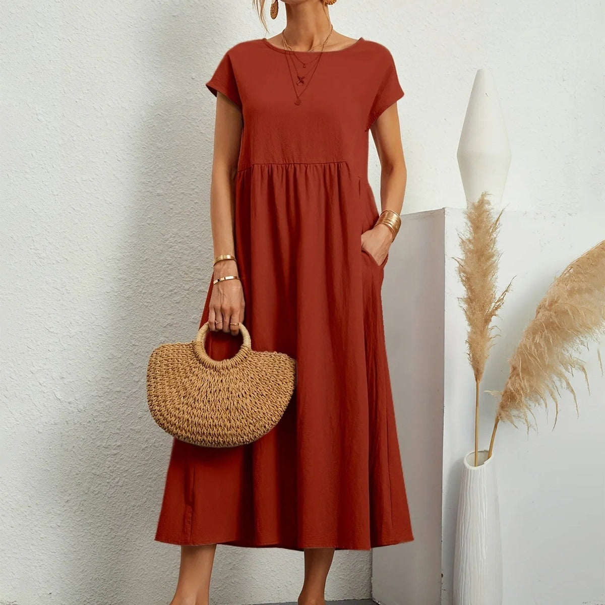 CATHERINE | ELEGANTES BASISKLEID