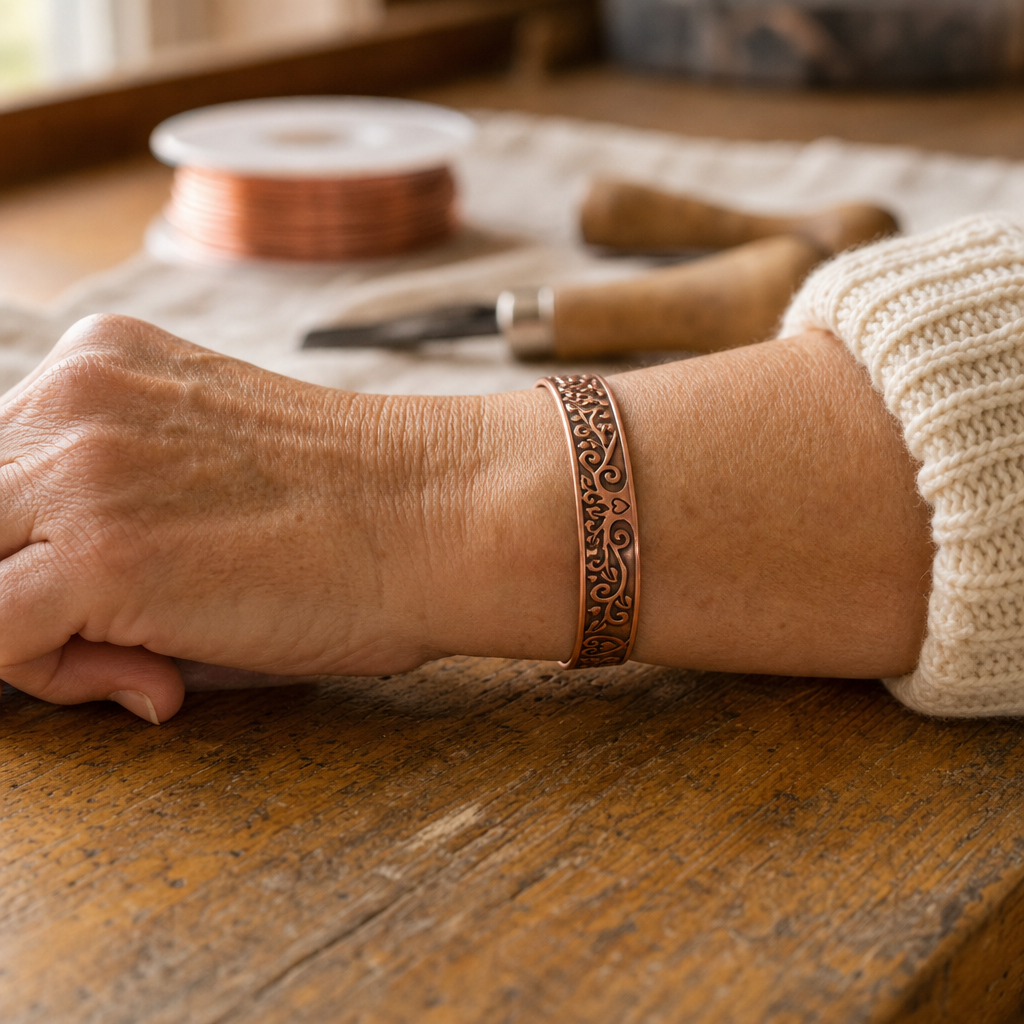 LILY | FLORA KUPFERARMBAND