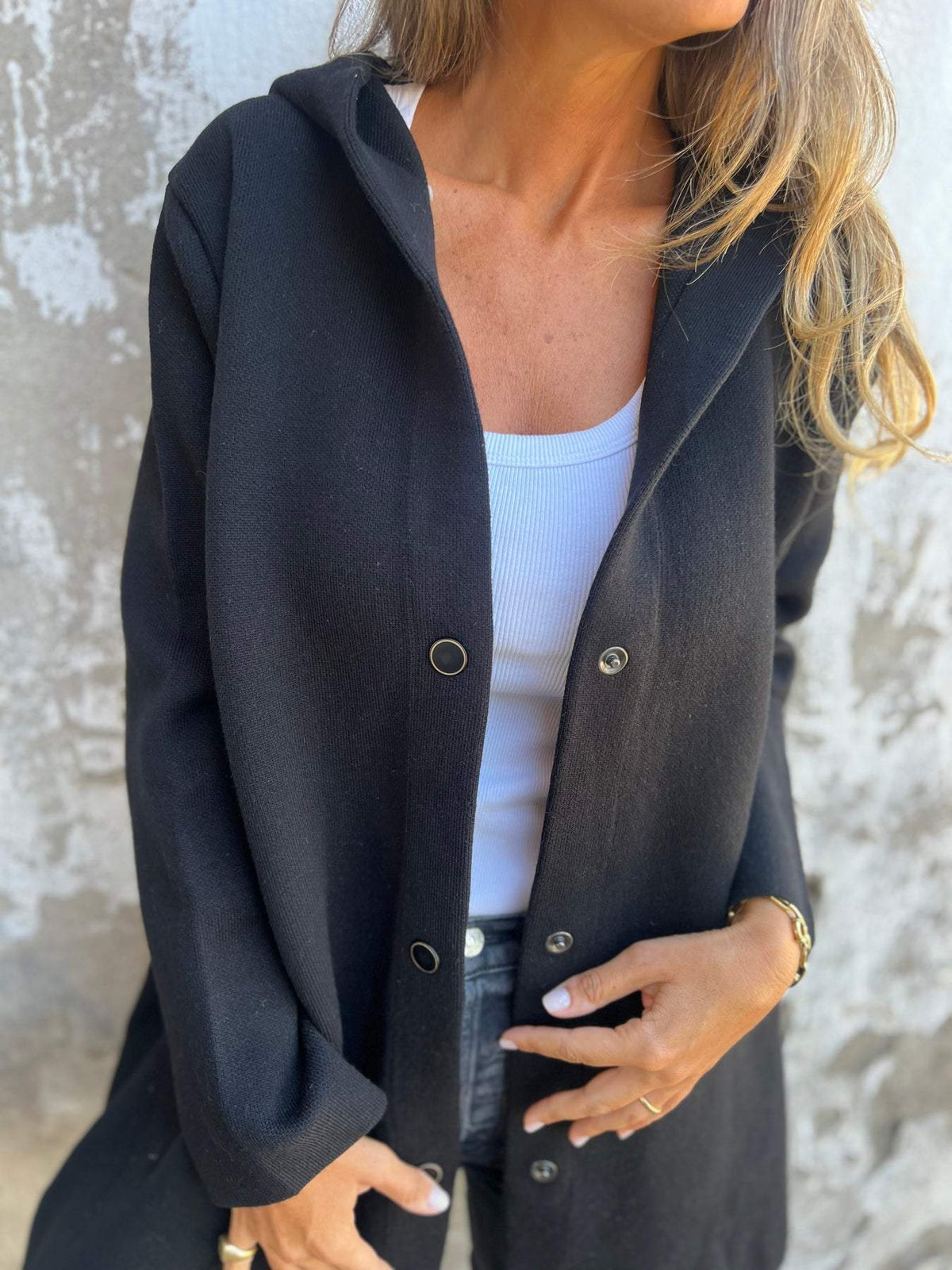 LAURA | GEMÜTLICHE KNOPFJACKE