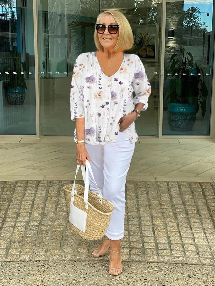FRANCES | ELEGANTE BLUMENBLUSE