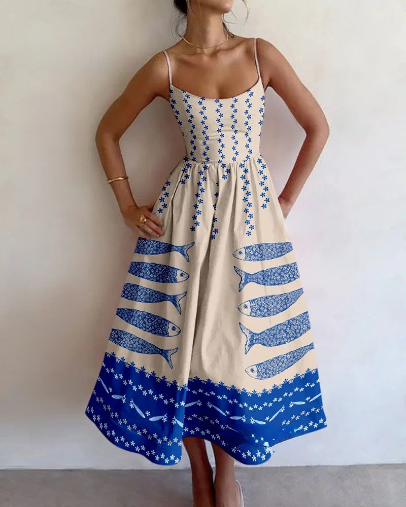 ELOWETTE | BLUE HARBOR MIDI-KLEID