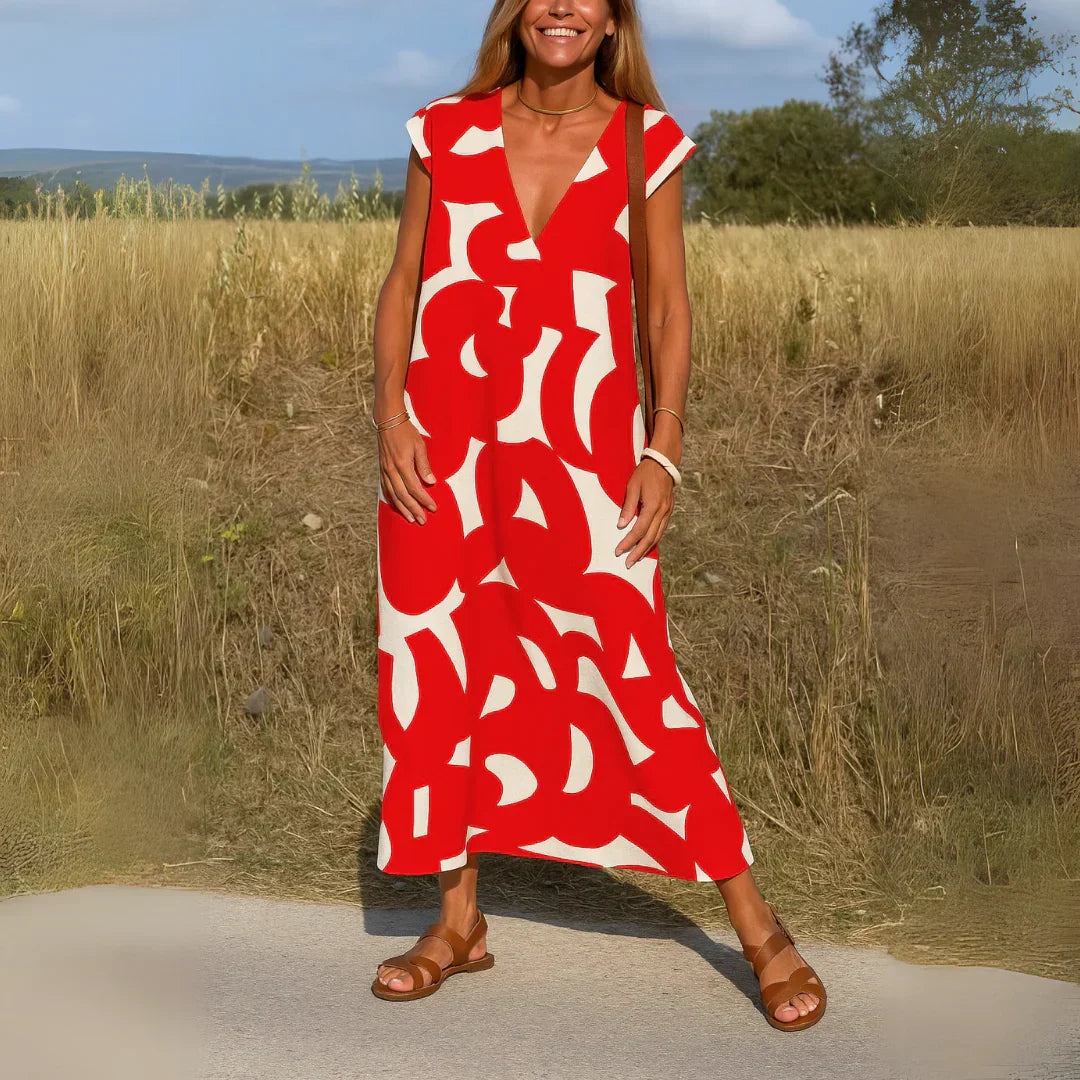 TATIANA | MAXIKLEID MIT CUT-OUT-DETAILS