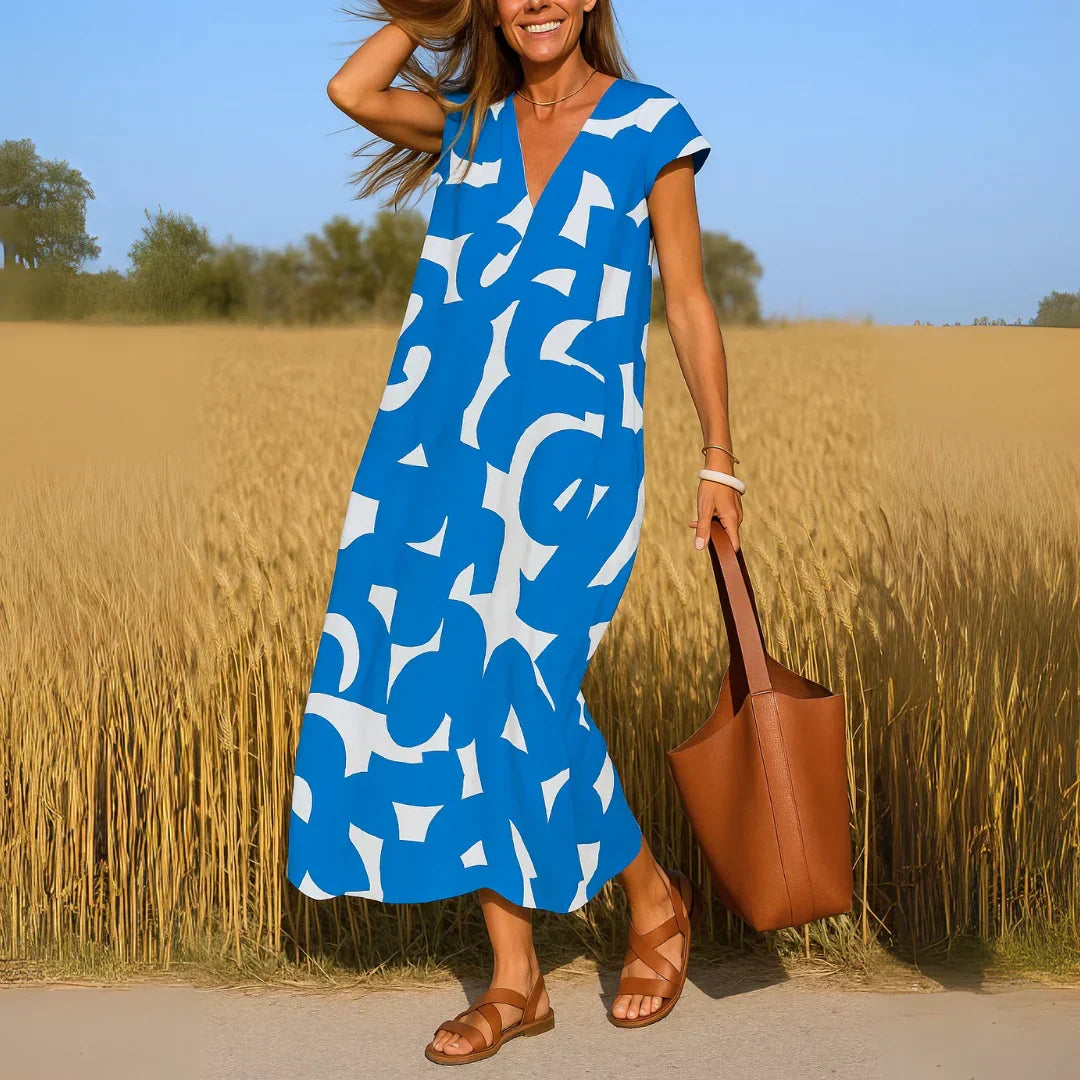 TATIANA | MAXIKLEID MIT CUT-OUT-DETAILS