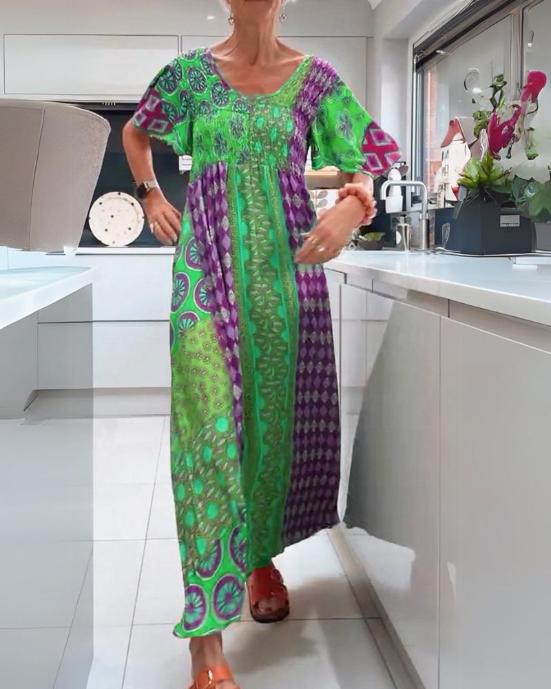 BEATRICE | BUNTES BOHO-KLEID
