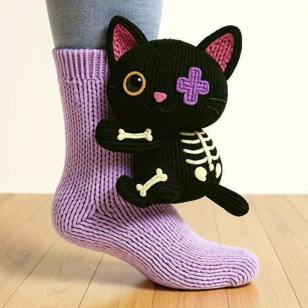 KATIE | NIEDLICHE & WARME TIER-SOCKEN