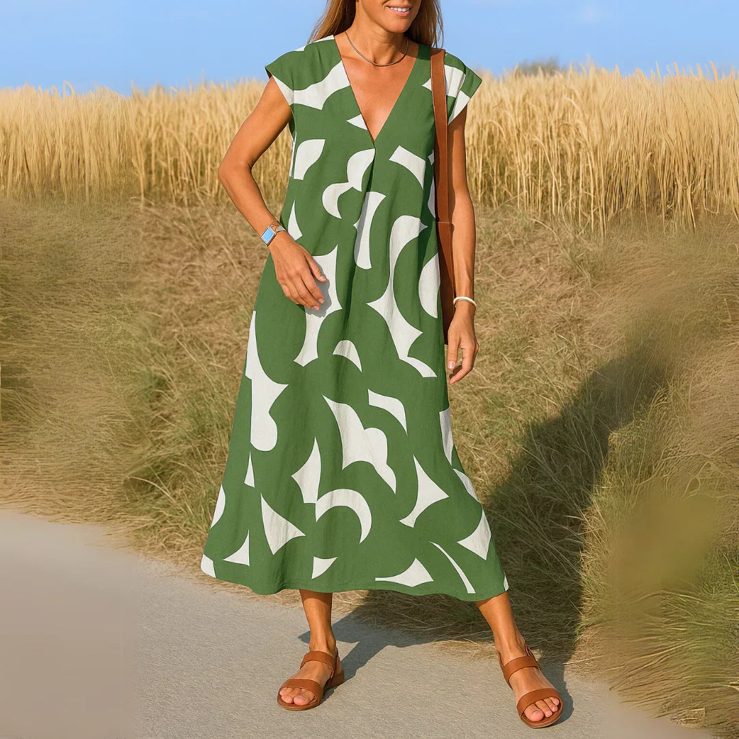 TATIANA | MAXIKLEID MIT CUT-OUT-DETAILS