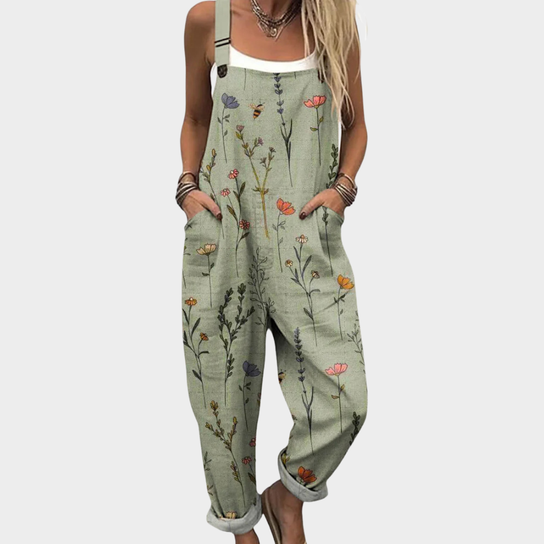 BEQUEMER OVERALL MIT DRUCK