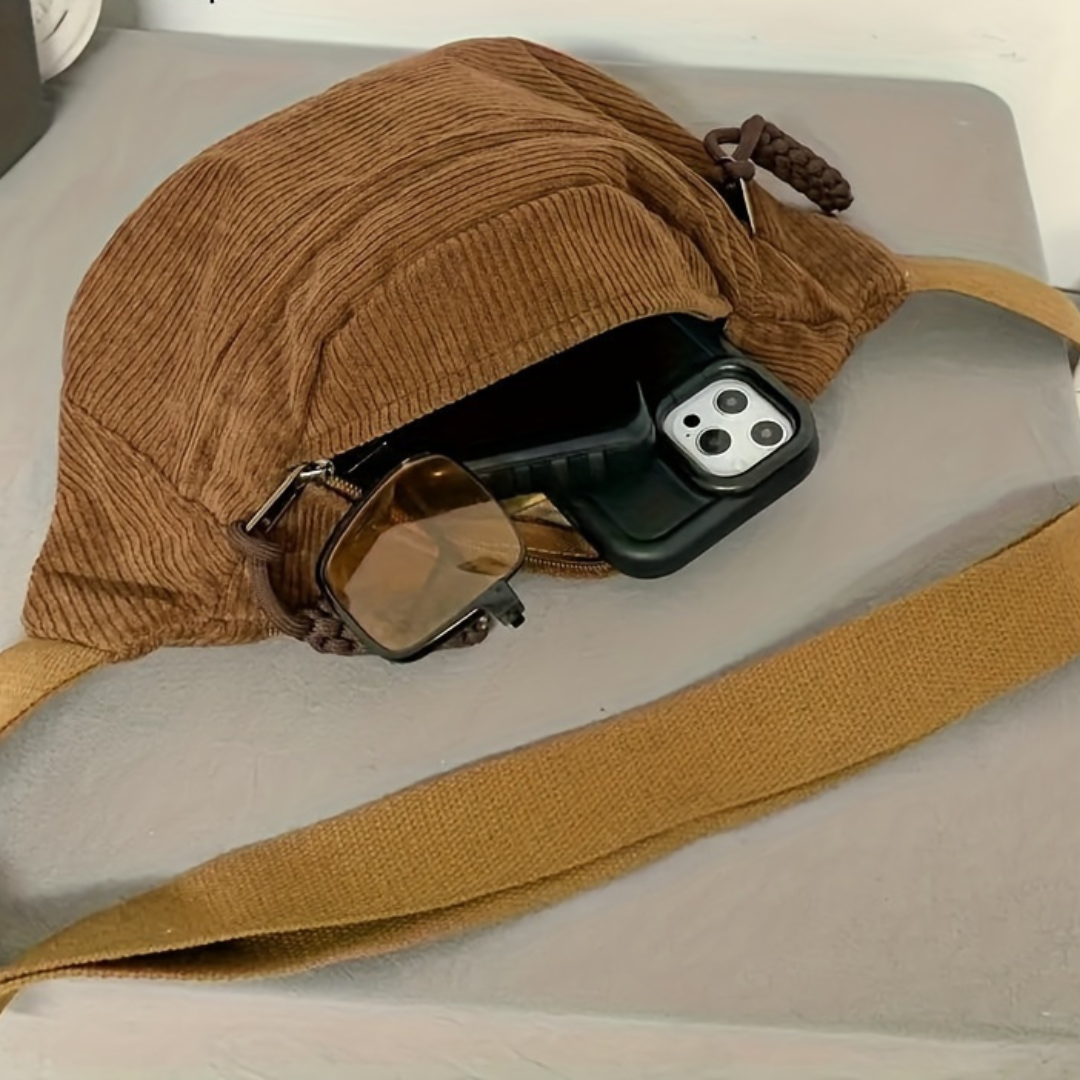 PETRA | CORD-SCHULTERTASCHE