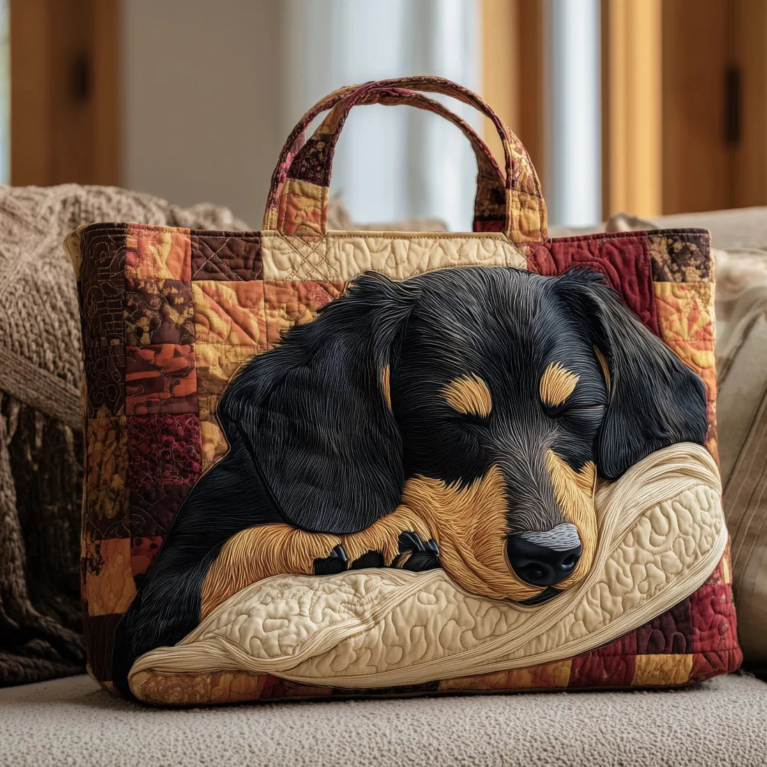 LUCY | HANDGEFERTIGTE DACHSHUND-TASCHE