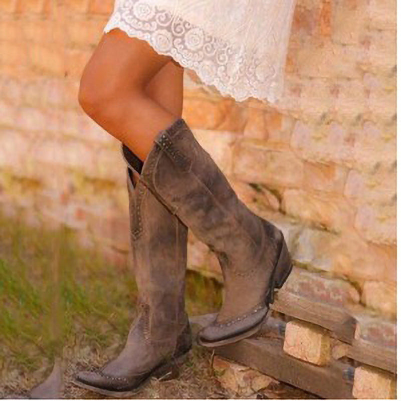 EVELYN | MINIMALISTISCHE MODERNE LEDERSTIEFEL