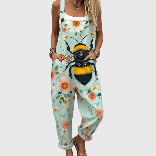 BLUMEN-BIENEN-LATZHOSE
