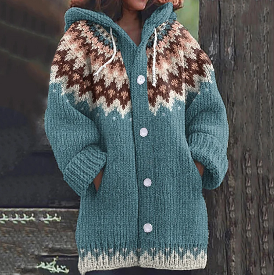 IRIS | LEICHTE DRAPIERTE STRICKJACKE