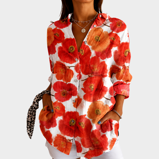 AUBREY | LEICHTE & FARBENFROHE BLUSE MIT PRINT