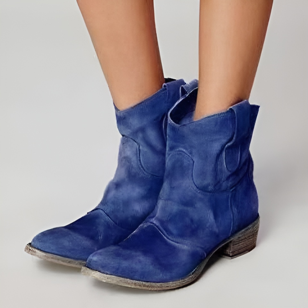 DELIA | BEQUEME STIEFEL MIT BLOCKABSATZ
