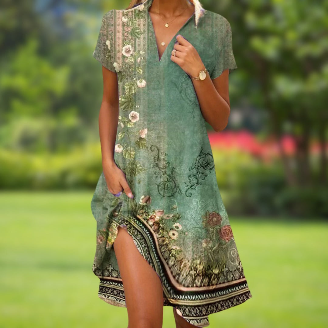 CORDELIA | LEICHTES KOMFORT-MIDIKLEID