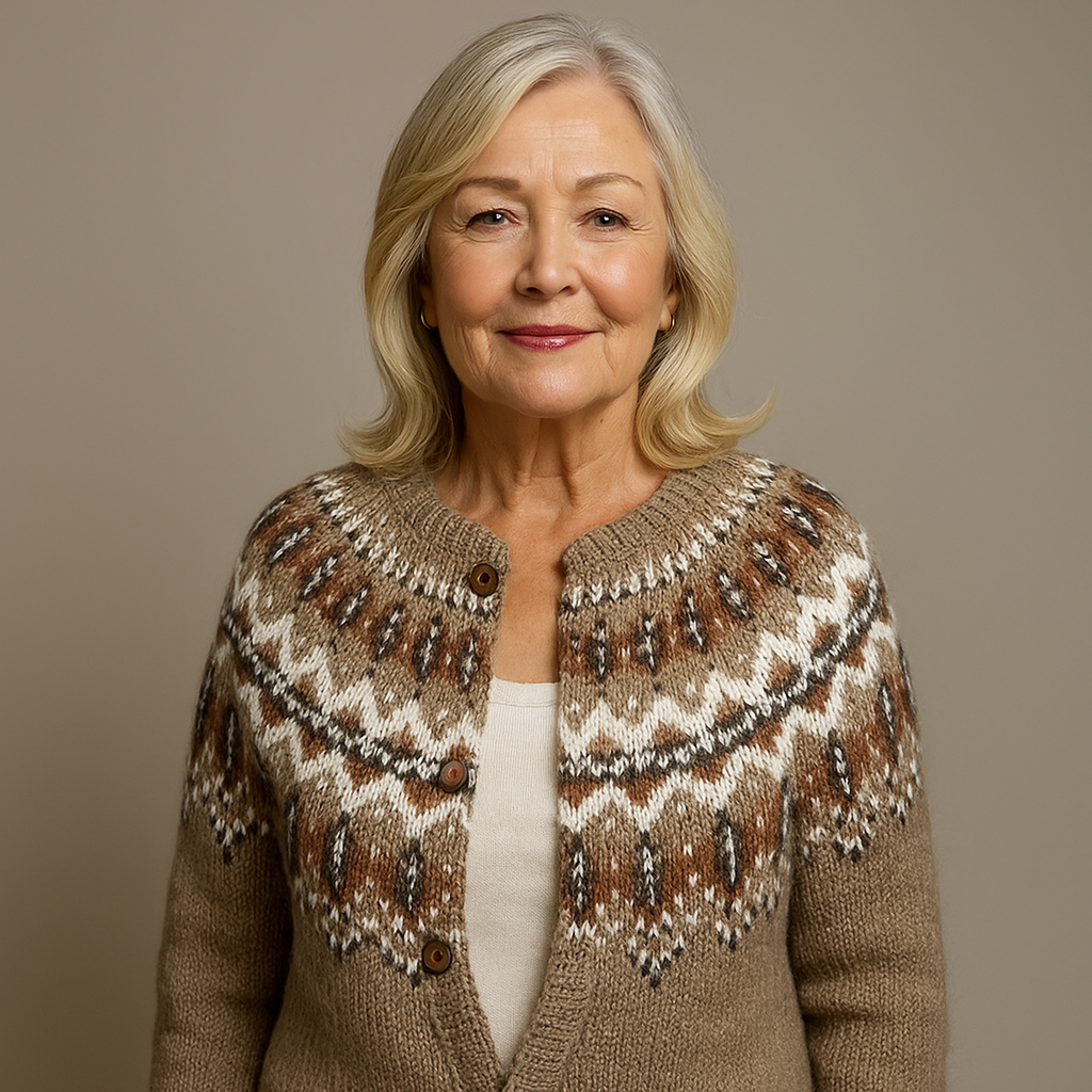 HARLOW | KLASSISCHE ICELANDIC VINTAGE-STRICKJACKE