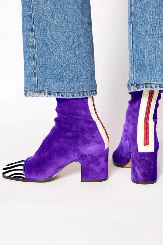MELISSA | ANKLE-BOOTS MIT ZEBRAMUSTER