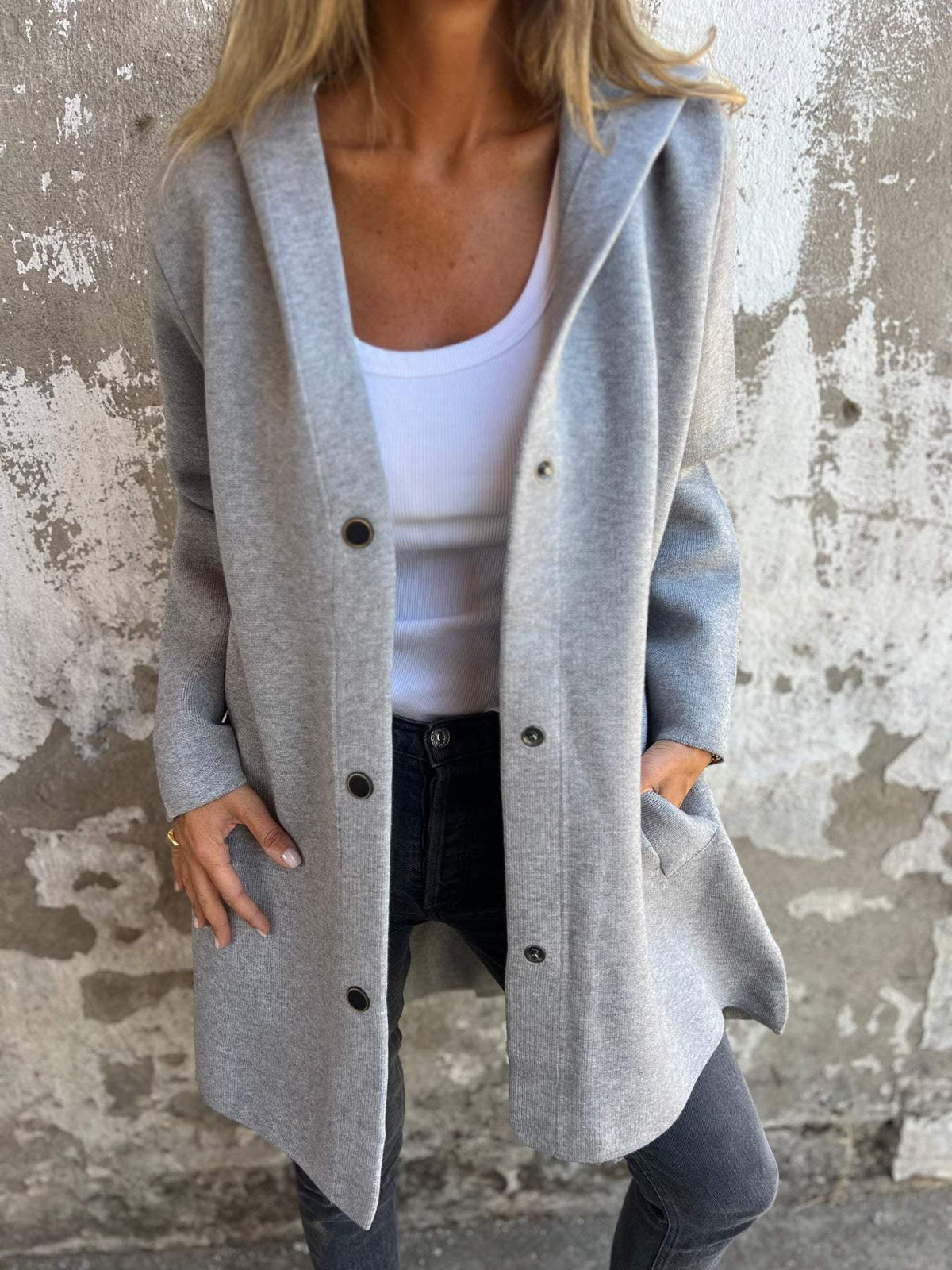 LAURA | GEMÜTLICHE KNOPFJACKE