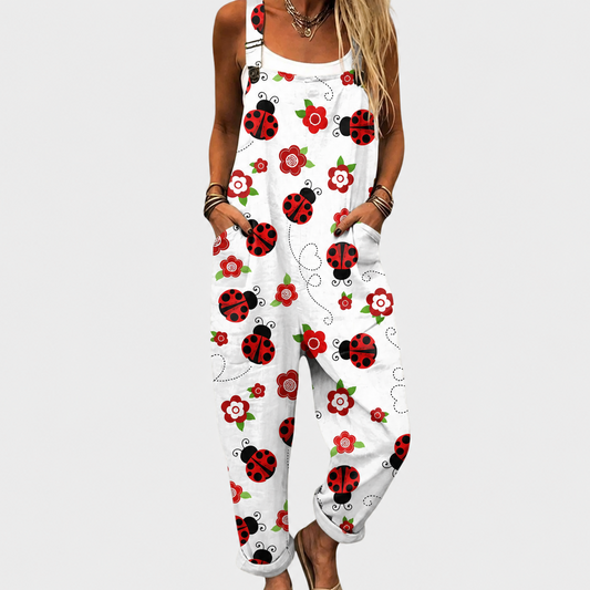 BEQUEMER JUMPSUIT MIT DRUCK