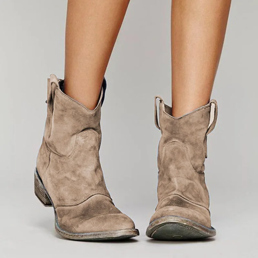 DELIA | BEQUEME STIEFEL MIT BLOCKABSATZ