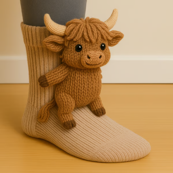 KATIE | NIEDLICHE & WARME TIER-SOCKEN