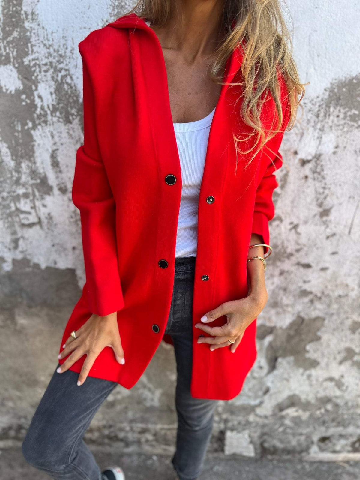 LAURA | GEMÜTLICHE KNOPFJACKE